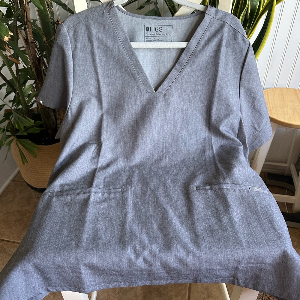 Figs scrubs top